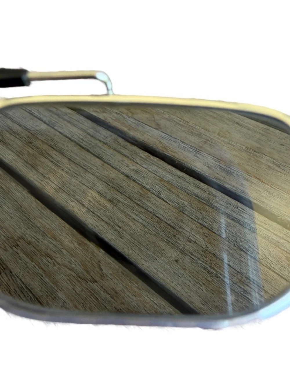 VTG l.a. Eyeworks Pine 405 Silver Black Low Profile Wire Sunglasses Artsy GUC